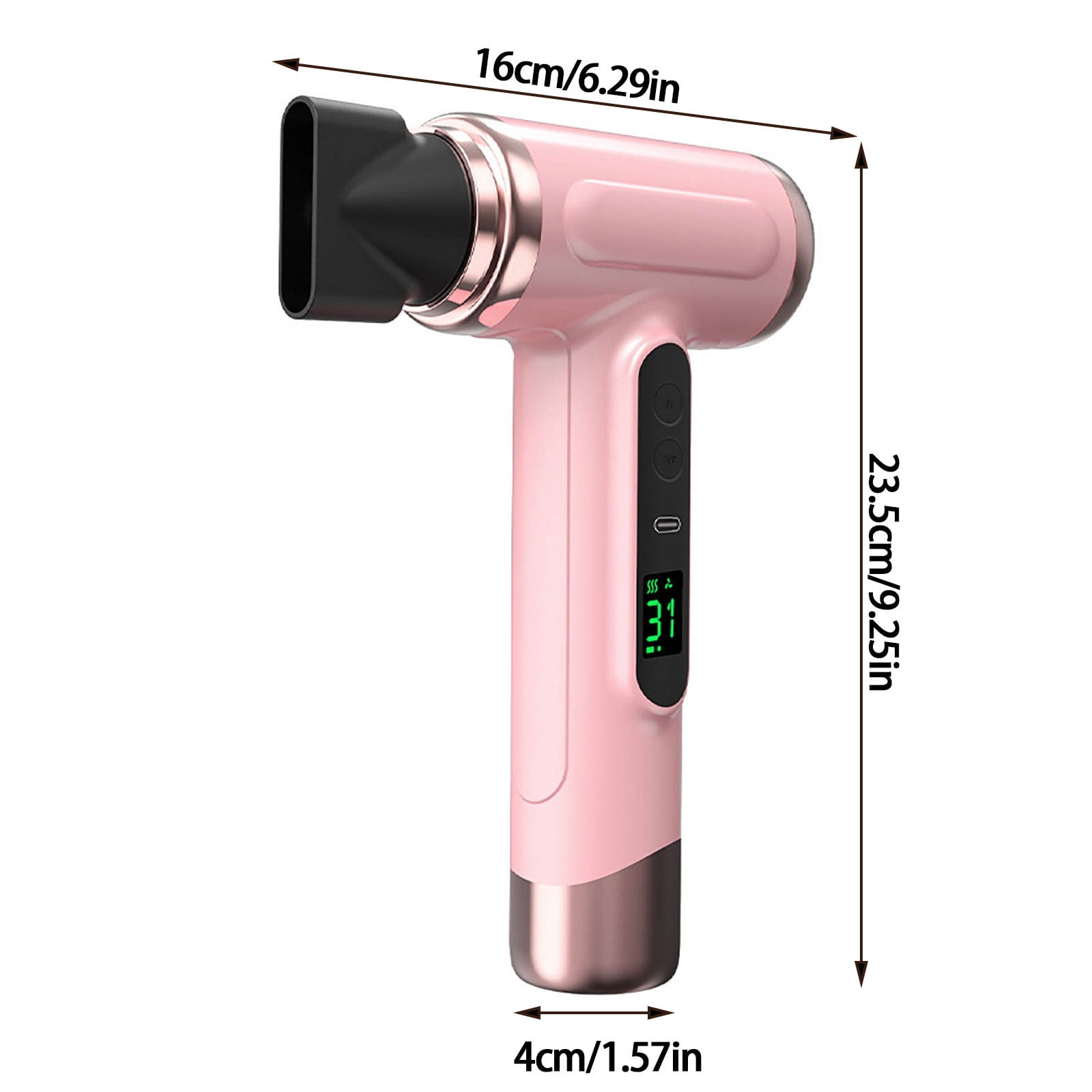 EYE Battery Hair Dryer Battery Hair Dryer Rechargeable With USB Charging Cold Hot Wind Wireless Hair Dryer With Battery For Travel Camping