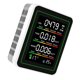 thumbnail image 1 of Probador De Aire 5 En 1, Detector De Temperatura Y Humedad CO2 HCHO TVOC, Pantalla LCD A Color, Medidor De Aire Interior, 1 of 7