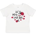 thumbnail image 3 of Inktastic Lil Miss Love Bug with Lady Bug and Hearts Girls Baby T-Shirt, 3 of 5