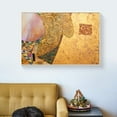 thumbnail image 3 of wall26 Floating Framed Canvas Wall Art for Living Room, Bedroom Golden Abstract Oil Painting Canvas Prints for Home Decoration Ready to Hang - 16x24 inches, 3 of 4