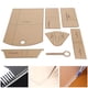 thumbnail image 5 of Plantilla de cartera acrílica Plantilla de cartera DIY Plantilla de cartera larga Plantilla de acrílico hecha a mano Plantilla de artesanía de cuero Plantilla de acrílicoPatrón de cartera de acrílico Amonsee No, 5 of 5