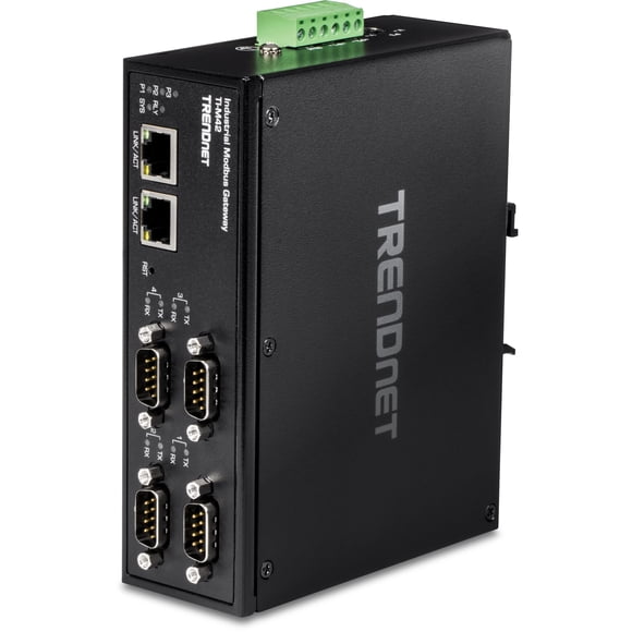 Gateway Modbus TRENDnet TI-M42 de 4 puertos Ethernet 100 m