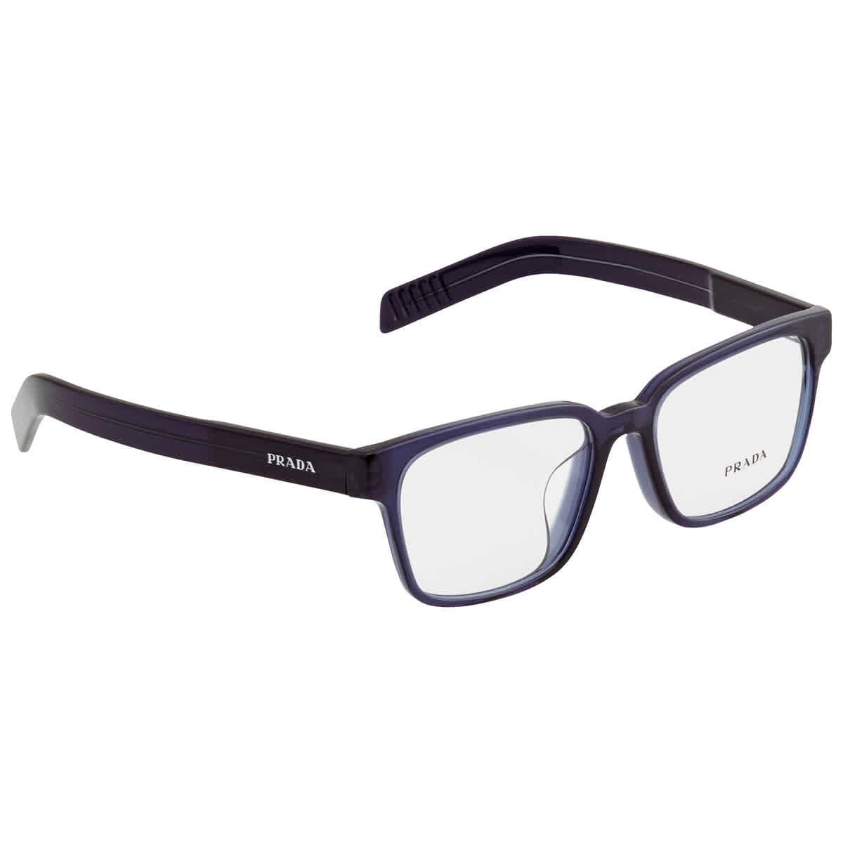 Prada Demo Rectangular Men's Eyeglasses PR 15WVF 08Q1O1 53 