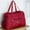 Wine, variant on JilgTeok Foldable Travel Duffel Bag Tote Carry On Luggage Sport Duffle Week-ender Overnight For Women And Girls