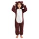 thumbnail image 2 of Mono de manga larga con capucha para niñas, pijama informal de invierno cálido, ropa de dormir para mujer, pantalones de terciopelo ártico de doble cara, 2 of 6