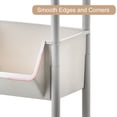 thumbnail image 4 of Yeacher Storage Trolley Rolling Cart Kitchen Tier Wheel Storage Rack Organizer 4 Layers Storage Shelf Rack, 4 of 8