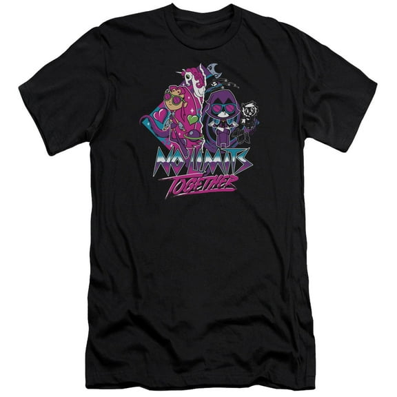 Teen Titans Go To The Movies - No Limits - Premium Slim Fit Short Sleeve Shirt - XX-Large