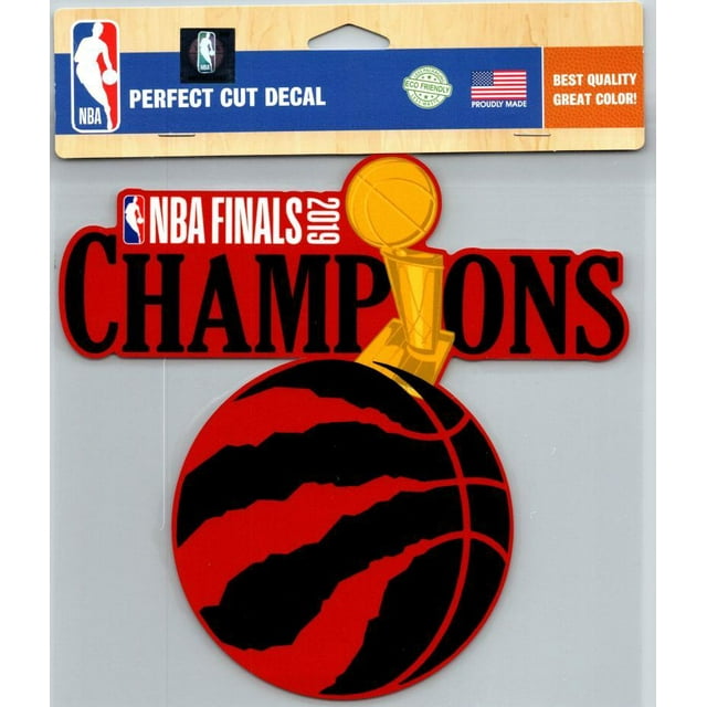 Wincraft Toronto Raptors 2019 CHAMPS Perfect Cut Colour 8x8 NBA Licensed Decal Sticker