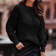 thumbnail image 6 of IROINNID Reduced Womens Sweater Round Neckline Pullover Sweater Solid Color Leisure Mid-Length Long Sleeve Autumn and Winter Warm Threaded Sweater, 6 of 6