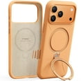 thumbnail image 1 of TORRAS New Silicone 360 Click-Lock Rotating Stand Case for iPhone 17 Pro Max | Premium 55&Acirc;&deg; Liquid Silicone Protection | Fit for MagSafe | Camera Co, 1 of 9