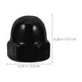 thumbnail image 2 of ETHZZLE 100 Pcs Capuchon de Protection Hexagonal à Écrou pour Dôme en Acier au Carbone Résistance à la Corrosion Usage Extérieur, 2 of 6