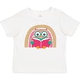 thumbnail image 3 of Inktastic Book Lover Owl Reading Librarian Girls Toddler T-Shirt, 3 of 5