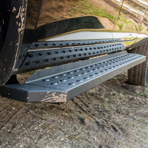 ARIES 2055537 RidgeStep Black Steel 36, 96-Inch Cargo Van Running Boards, Select Ford E-150, E-250, E-350 Fits select: 1999-2014 FORD ECONOLINE
