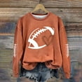thumbnail image 4 of Dyfzdhu Sweatshirt For Women Funny Football Shirts For Football Mom Sweatshirt Crewneck Sweatshirt Hoodies, 4 of 4