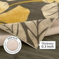 thumbnail image 6 of CAMILSON Solana Non Slip Modern Floral Indoor Area Rug Yellow/Brown 3x5, 6 of 8