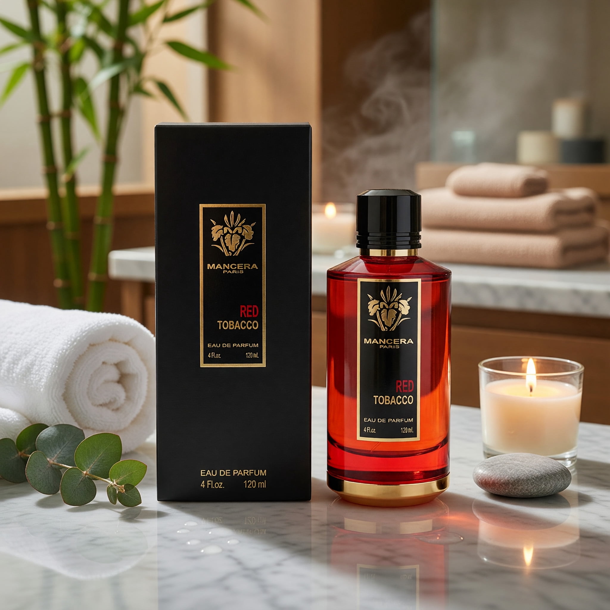 Mancera Red Tobacco, 4 oz EDP Spray, Unisex Perfume with Oud, Incense,  Amber, Sandalwood