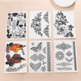 thumbnail image 3 of Pegatinas de tatuajes 3D letras personalizadas brazos florales pegatinas de tatuajes neutros e impermeables tatuajes joyas de pareja regalos de San Valentín, 3 of 5