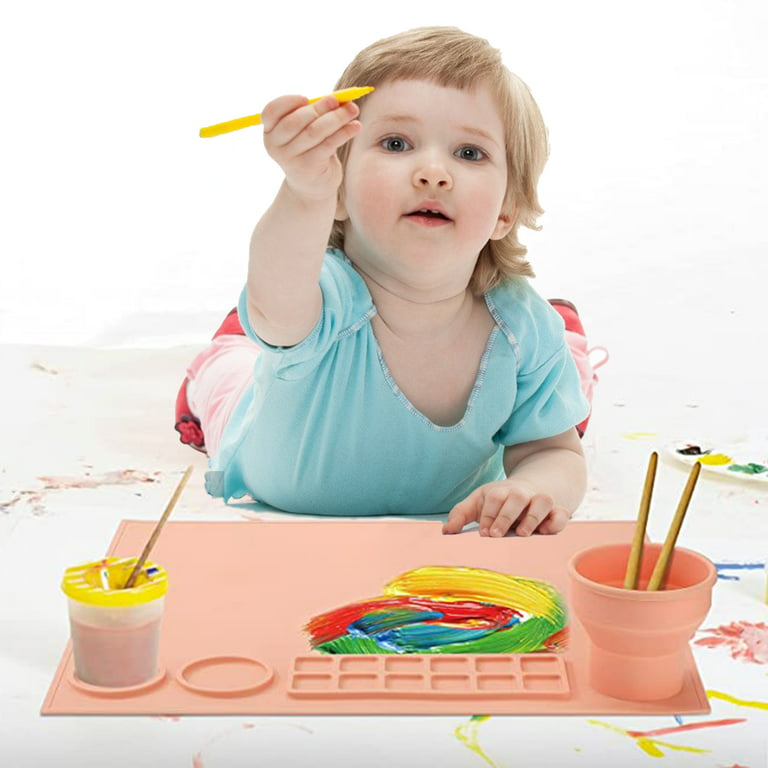 Nonstick Silicone Art Mat 60x40cm Painting Mat for Toddler Kid Drawing  Art-Clay Play-Doh Crafts DIY Craft Mat Sheet - AliExpress
