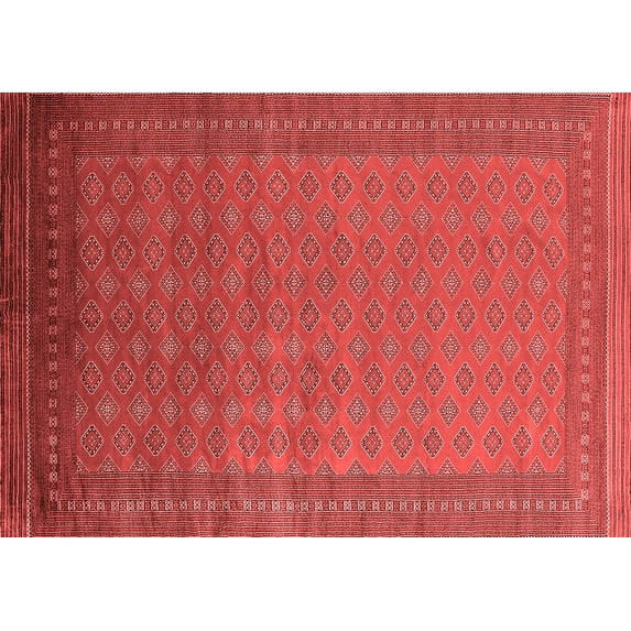Ahgly Company Indoor Rectangle Oriental Red Industrial Area Rugs, 6' x 9'