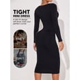 thumbnail image 5 of Black Dress With Waist Cinching And Butt Lifting, 5 of 6