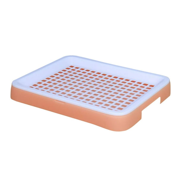 Caja de arena para conejos Yuyangstore Bandeja de arena extraíble antisalpicaduras Rosa