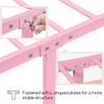 thumbnail image 6 of Renwick Skylar Cloud-Inspired Design Metal Bed, Twin, Pink, 6 of 10