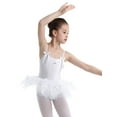 thumbnail image 2 of iEFiEL Girls Lovely Bowties Spaghetti Straps Ballet Dance Gymnastics Leotard Tutu Dress, 2 of 7