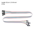 thumbnail image 2 of Uxcell Cable de Alimentación de 2 PIN con 2 LED Transparentes, 2 Interruptores de Encendido y Apagado para Computadora ATX 55cm 2 Paquete, 2 of 5