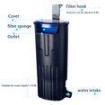 thumbnail image 2 of IKemiter Aquarium Turtle Low Water Filter Pumps Fish Tank Waterfall Water Circulation, 2 of 6