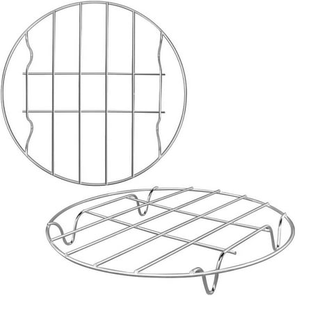 i Kito Baking Racks Cooling, Cooking Steamer 10" 2pack, Cookie Cake Cooling Rack Round