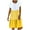 Yellow, variant on fartey Plus Size Midi Dresses for Women Pleated Casual Short Sleeve T-Shirt Dress Loose Comfy Crewneck Beach Sundress Soft Fitted Patchwork Print Sundresses, S-5XL
