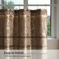 thumbnail image 4 of Madison Park Bellagio Polyester Jacquard Shower Curtain in Brown, 4 of 6