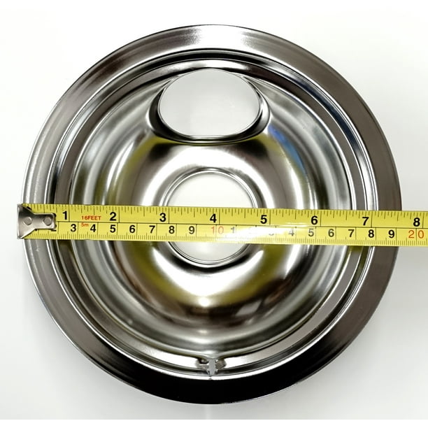 WB31M16, Small 6" Chrome Drip Bowl Tray replaces GE, Hotpoint Walmart