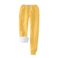 thumbnail image 4 of TaTaai Women's Winter Casual Warm Set Solid Round Neck Long Sleeve Pocket Top + Thick Fleece Pants Soft Cozy Home Outdoor Outfits Gift, 4 of 4