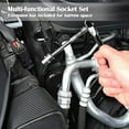 thumbnail image 4 of SHX 46 Pieces 1/4 inch Drive Socket Ratchet Wrench Set, with Bit Socket Set Metric and Extension Bar for Auto Repairing and Household, with Storage Case, 4 of 6