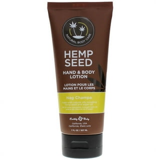 Option : Nag Champa , Earthly Body Hemp Seed Hand & Body Lotion - Guavalava  Hair - Pack of 1 w/ SLEEKSHOP Teasing Comb