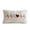 White A, variant on Nilvkv Valentines Day Gift Embroidered Heartbeat Pillowcase Set Couples Love Cushion Cover Soft Decorative Accent White 30x50CM 11.8x19.7 Inches