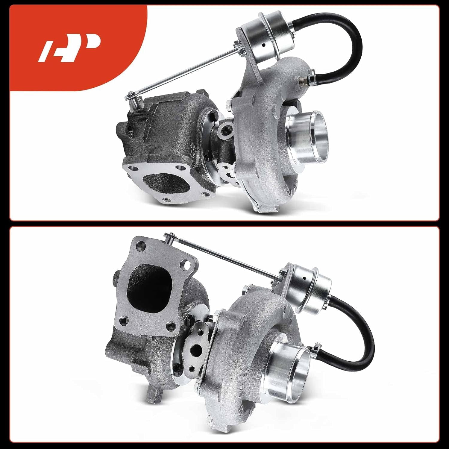 A-Premium Complete Turbo Turbocharger Kit, with Wastegate Actuator, Compatible with Isuzu NPR NQR 4HK1, GMC W3500/4500/5500 Forward & Chevy W3500/4500/5500 Tiltmaster, 2005-2009 5.2L Diesel