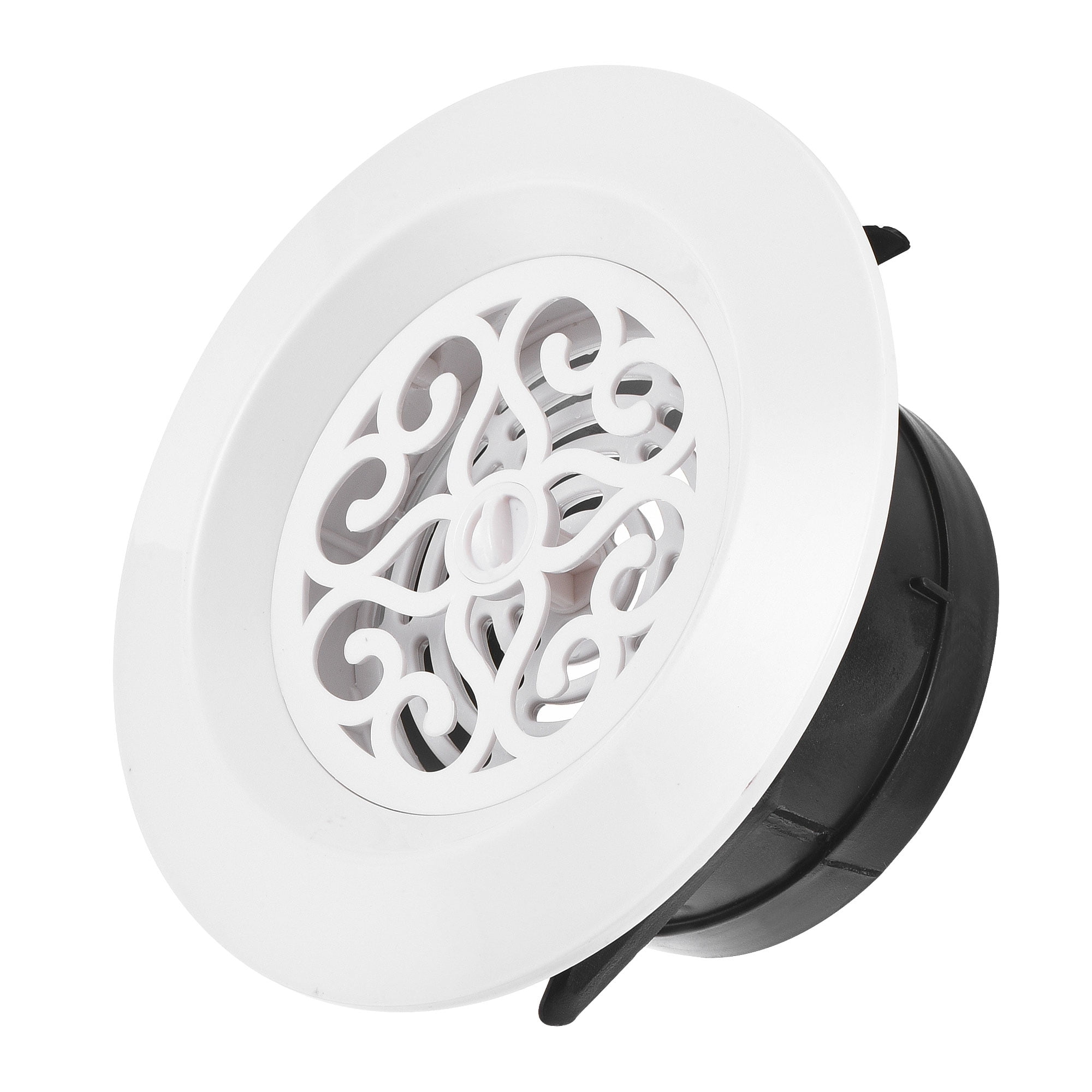Uxcell 4 Inch Adjustable Pattern Screen Grille Cover Louver Round Air Vent  - Walmart.com