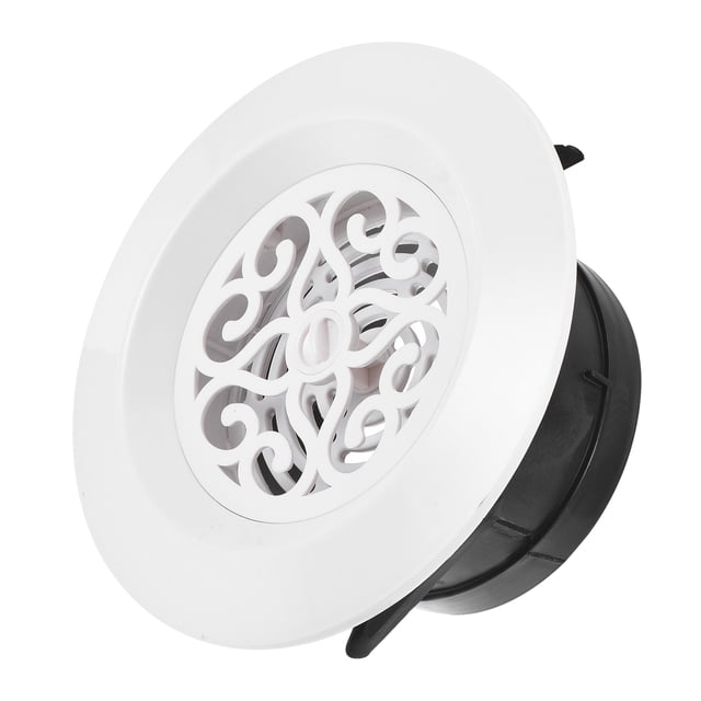 Unique Bargains 4 Inch Adjustable Pattern Screen Grille Cover Louver Round Air Vent