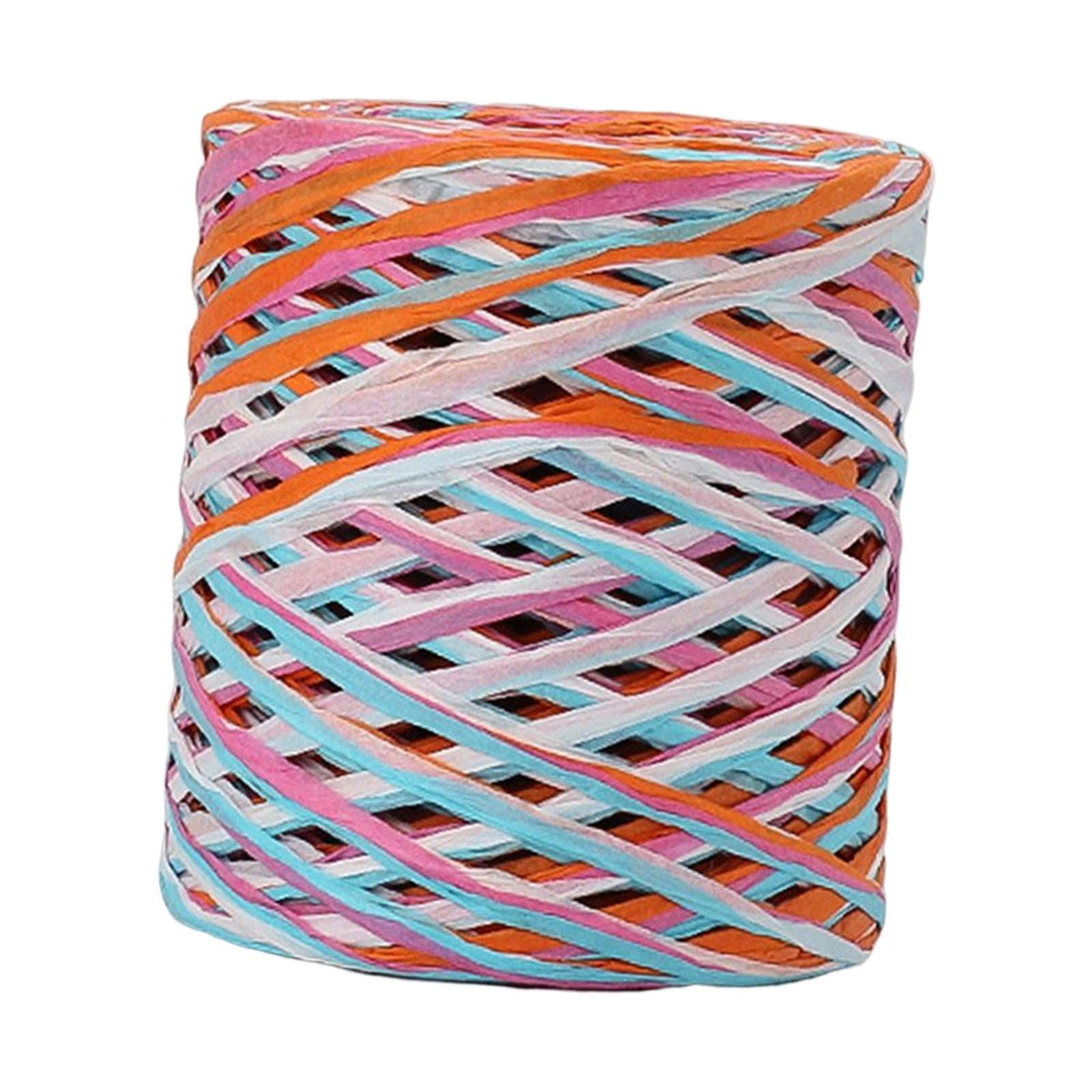 Colored Paper String Raffia Ribbon, Raffia Twine Strings for Valentine'S Day Gift Wrapping