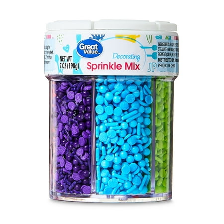 Great Value 6-Cell Sprinkle Mix, 6.38 oz