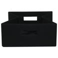 Better Homes & Gardens HalfSize Fabric Storage Bin, 2 Pack, Black
