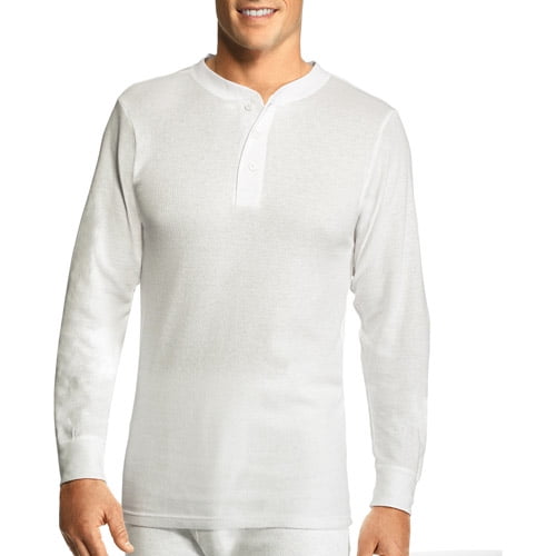 Hanes Men's Thermal Henley