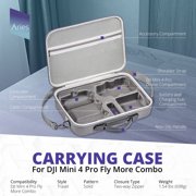 Aries Carrying Case for DJI Mini 4 Pro Fly More Combo / Mini 3 & Mini 3 Pro, Gray