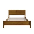 thumbnail image 3 of Home Design Norton Solid Wood Full Platform Bed With Slats Support, No Box Spring Required, Brown, Easy Assembly, 3 of 10