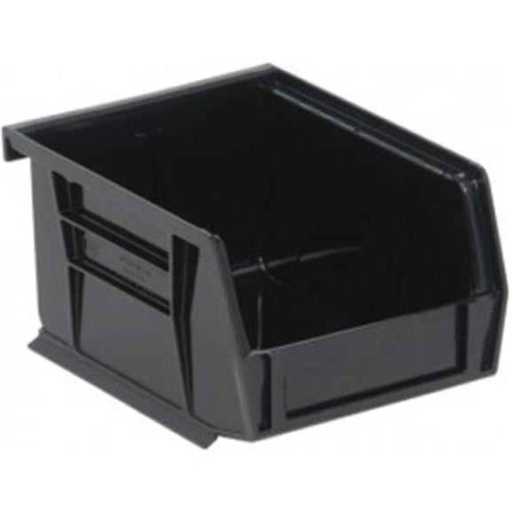 Black Conductive ESD Plastic Storage Bins - 5 x 4.13 x 3 in.