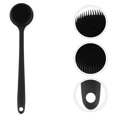 thumbnail image 3 of Silicone Body Scrubber Long Handle Shower Back Scrubber Silicone Body Brush, 3 of 9