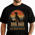 thumbnail image 3 of Mens Funny Dog Dad T Shirts Retro Sunset Dog Dad Fathers Day Graphic Tee for Men Vintage Pet Lover Graphic Tees, 3 of 6
