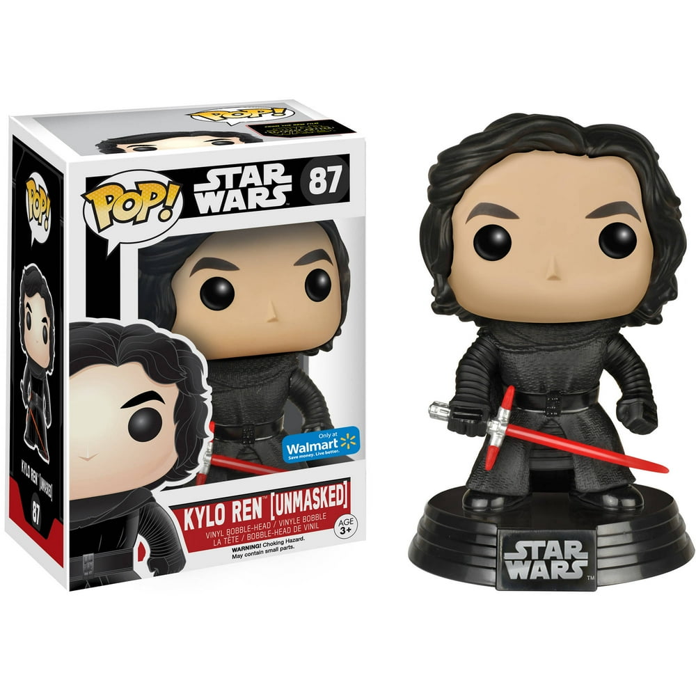 Funko Star Wars The Force Awakens Pop! Unmasked Kylo Ren 87 Vinyl BobbleHead